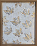 Framed Gold Leaf Abstract Wall Art | Neutral Luxury Canvas Painting