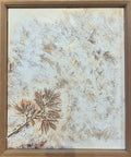 Framed Botanical Canvas – Maple Whisper, Original Textured Painting 60x50cm UK