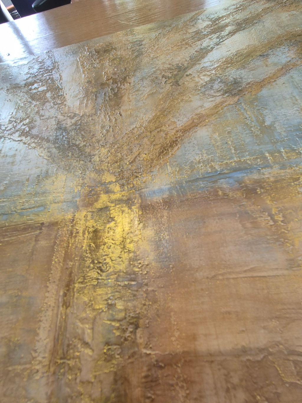 Where Trees and Earth Become One – Original Textured Landscape Wall Art | Framed, Ready to Hang