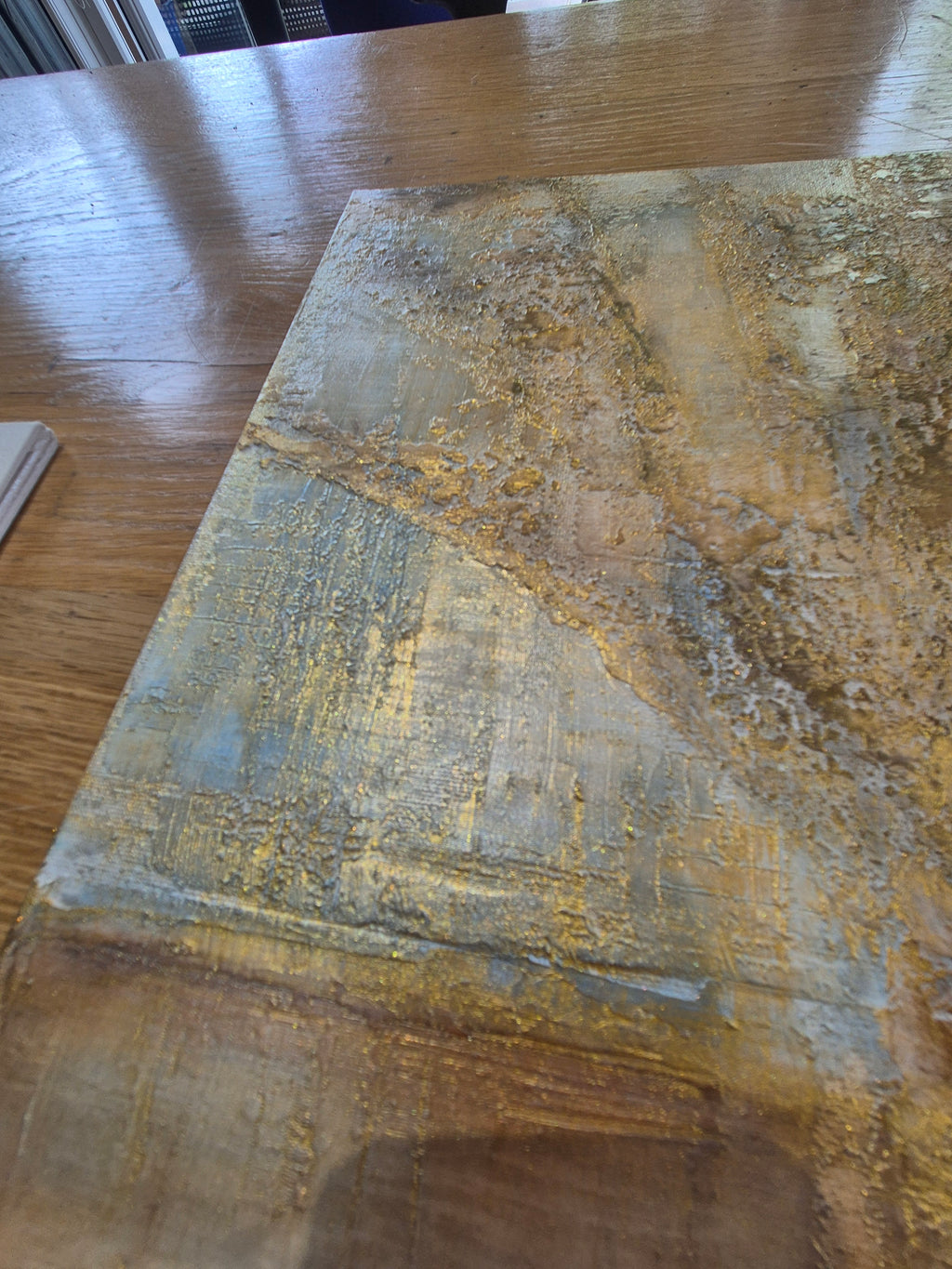 Where Trees and Earth Become One – Original Textured Landscape Wall Art | Framed, Ready to Hang