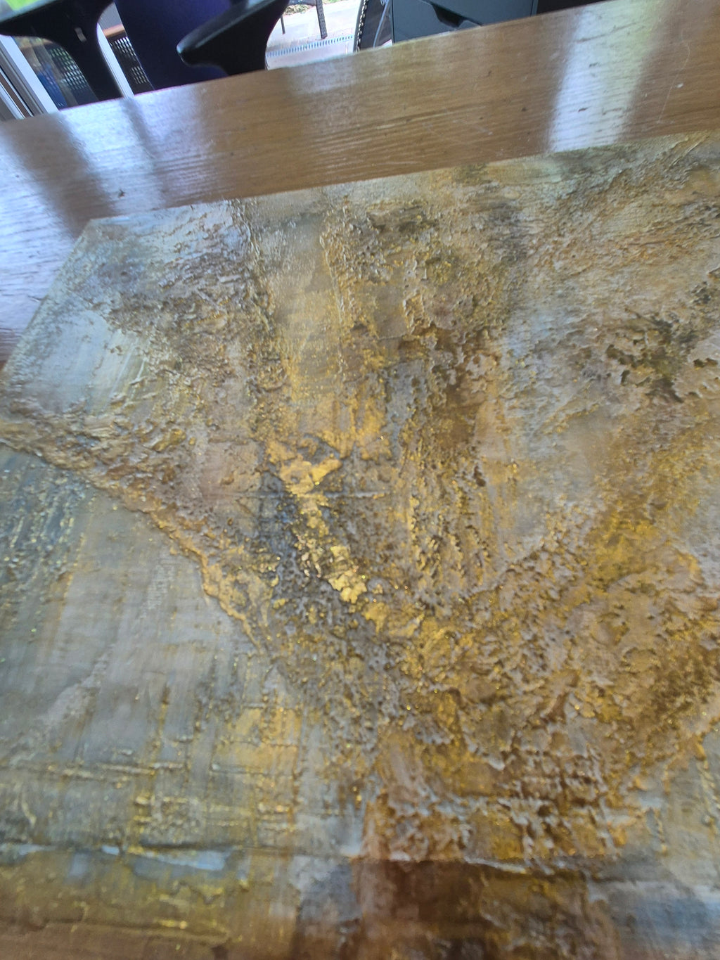 Where Trees and Earth Become One – Original Textured Landscape Wall Art | Framed, Ready to Hang