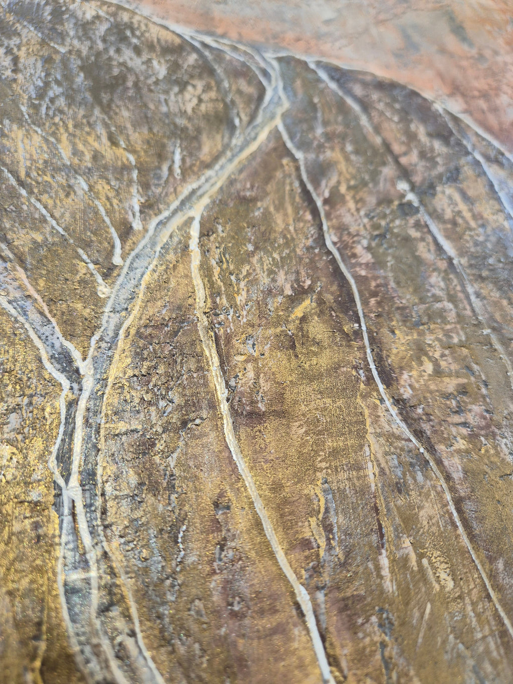 Original painting curved edge detail