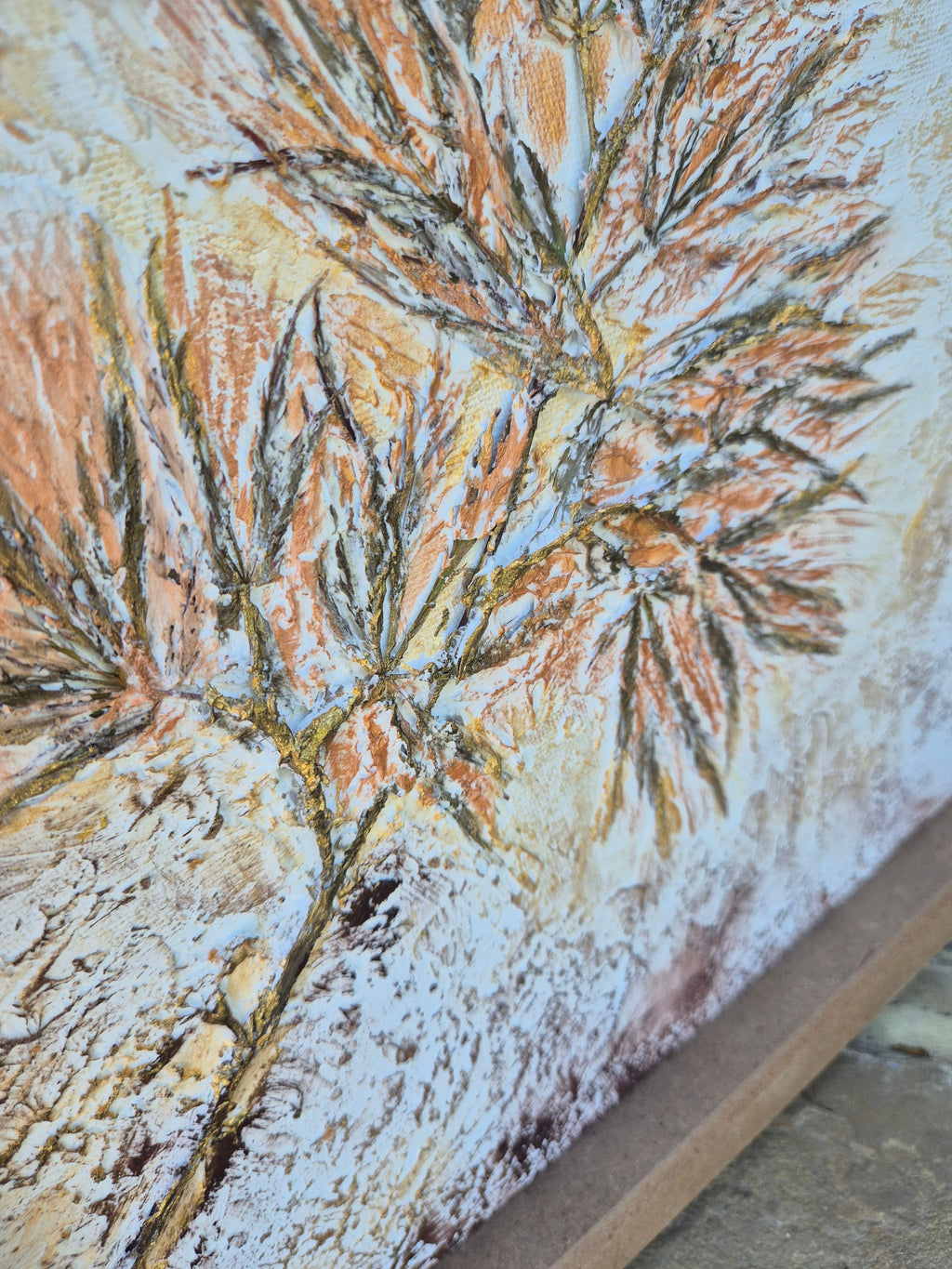 Maple Whisper texture close-up — earthy rustic surface detail