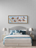Original Textured Botanical Diptych