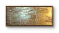Large Framed Abstract Gold Wall Art – 3 Panel Statement Piece